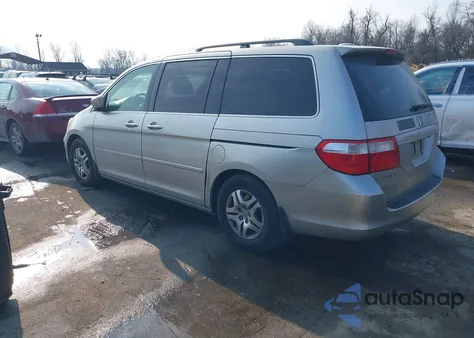 2007 Honda Odyssey Ex-L z USA, uszkodzony, nr VIN 5FNRL38757B077623